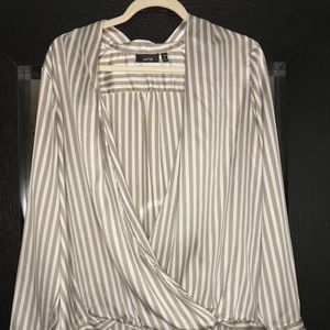 APT 9 Long Sleeve Loose Fitting Blouse